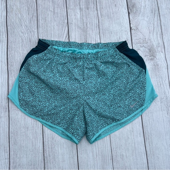 Women’s Dri-Fit Teal Nike Shorts - Picture 1 of 6